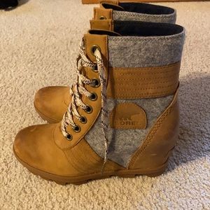 Sorel Nubuck Lexi Lace-Up Boots